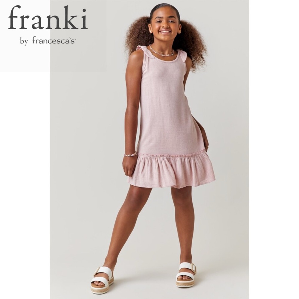 Francesca's Franki by Francesca's Shoulder Tie Drop Waist